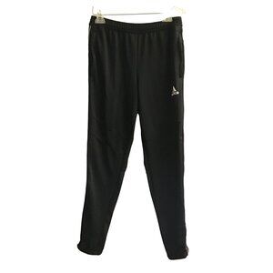 ADIDAS- MEN BLACK ELASTIC WAIST PULLOVER TAPPER LEGS SWEATPANTS SIZE MEDIUM